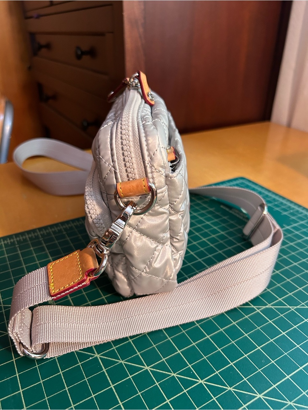 Mz Wallace Camera Bag in Oyster - Picture 5 of 12